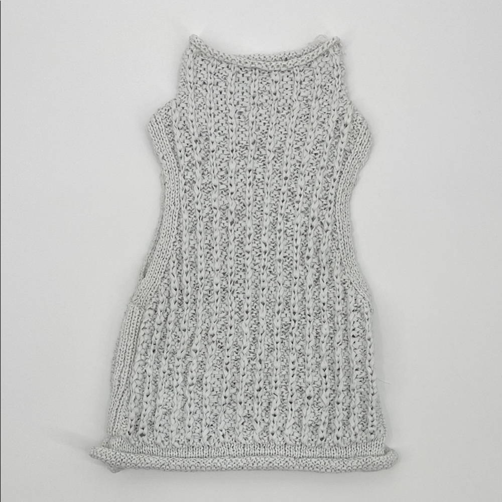 MOTH ANTHROPOLOGIE White Knit Tank Top